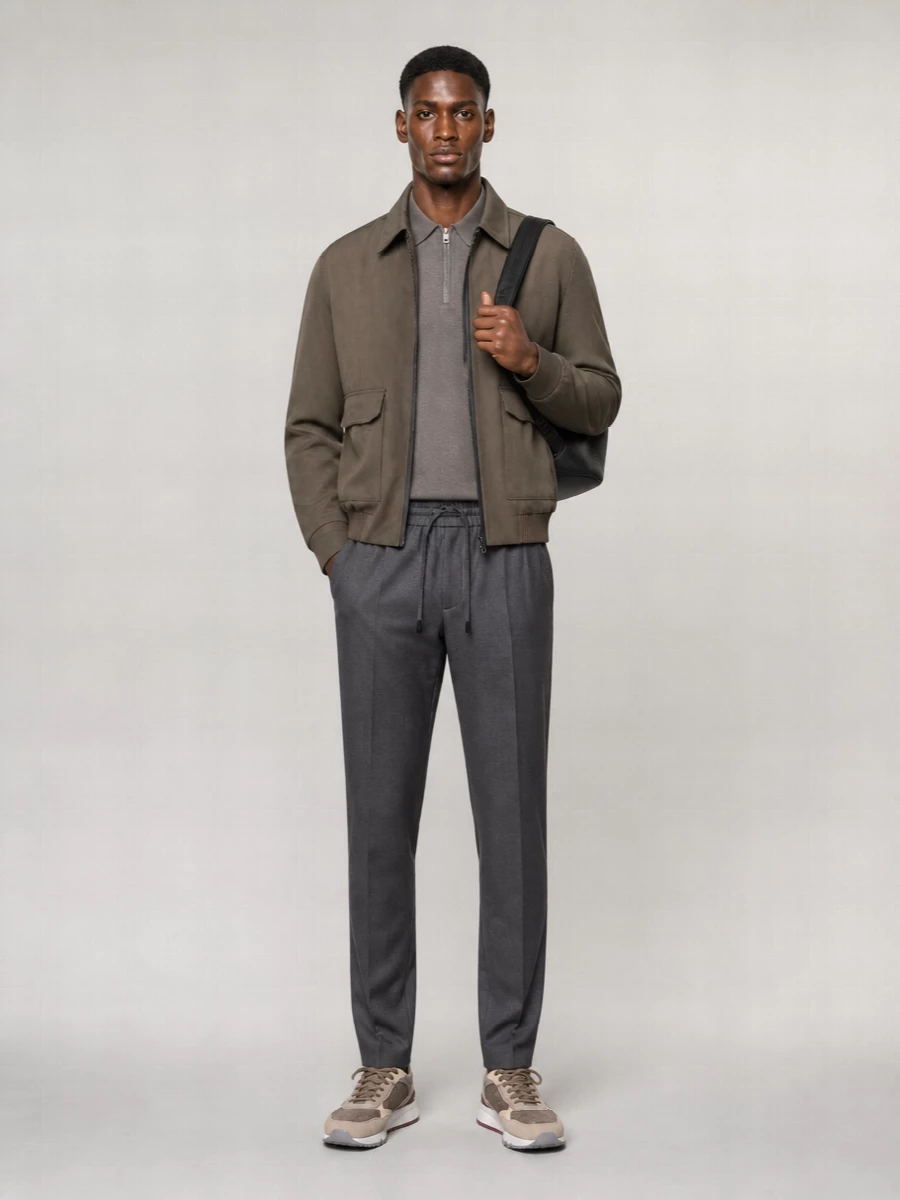Brioni Wool Full-Length Single-Breasted Coat