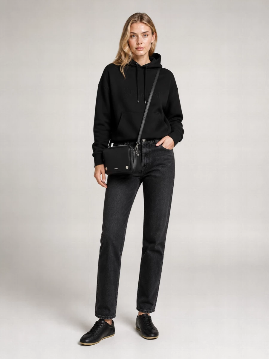 Saint Laurent Leather Low-Top Sneakers