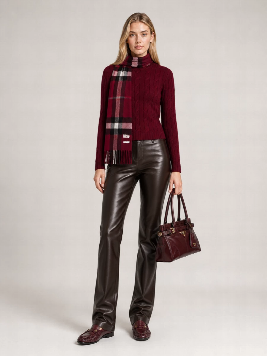 Ralph Lauren cashmere cable-knit slim-fit crewneck sweatshirt
