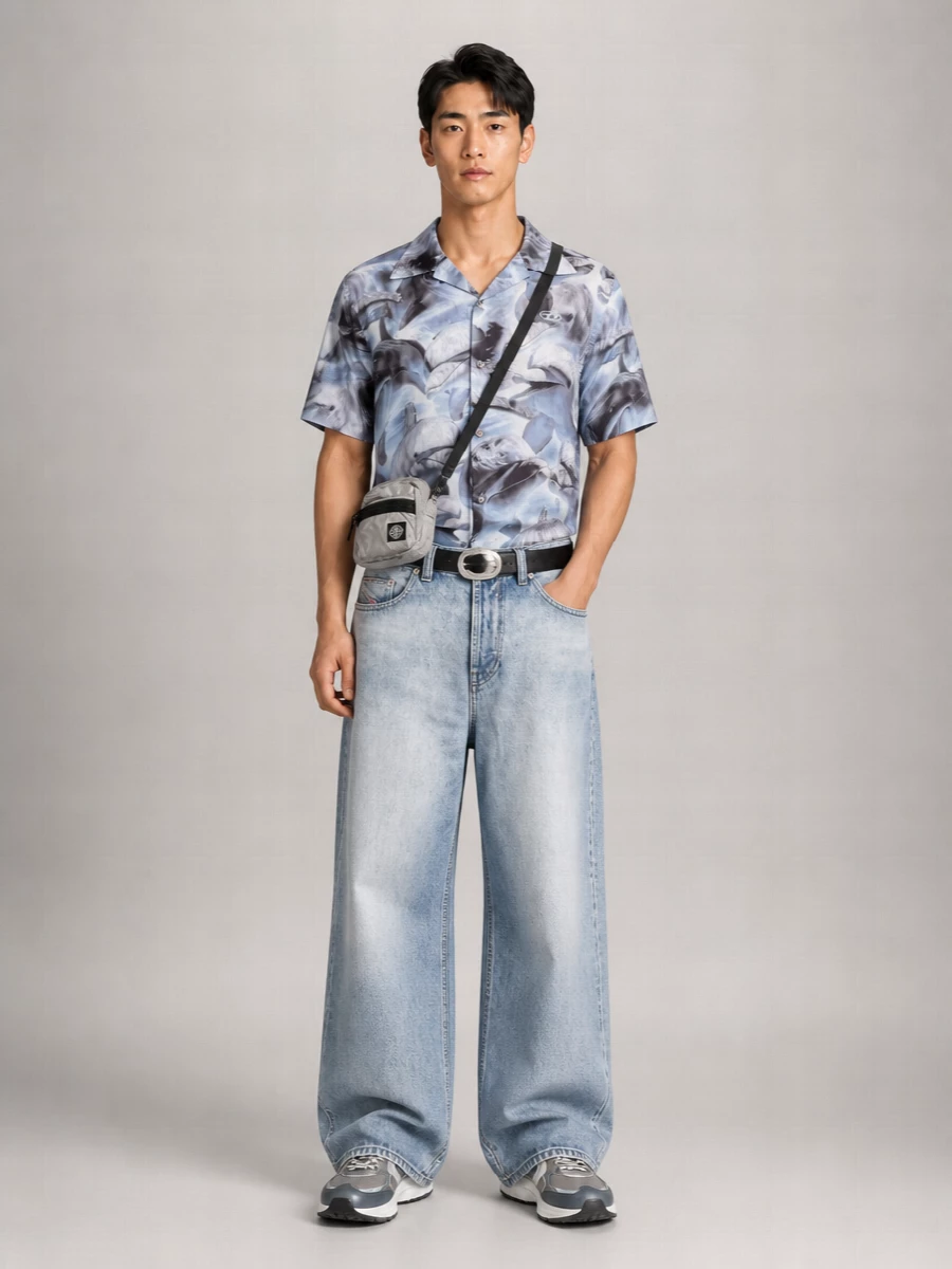 Diesel Denim Low-Rise Bootcut Jeans