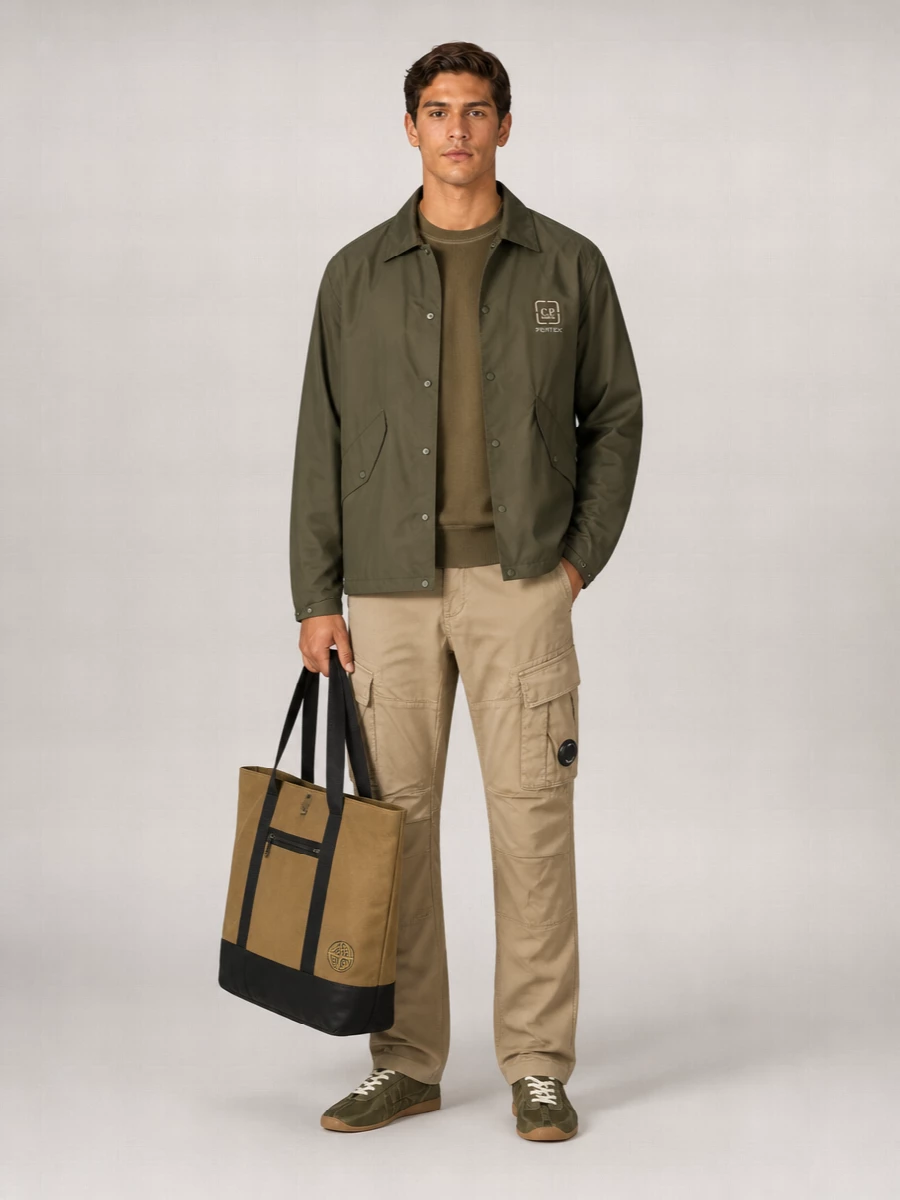 C.p. Company Pertex Long-Sleeve Overshirt