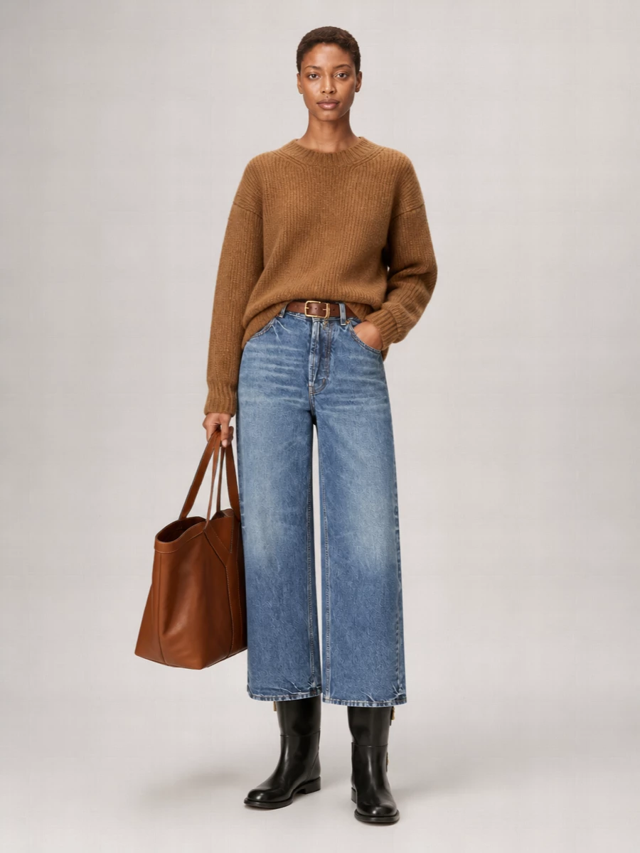 Saint Laurent Y Leather Tote Bag