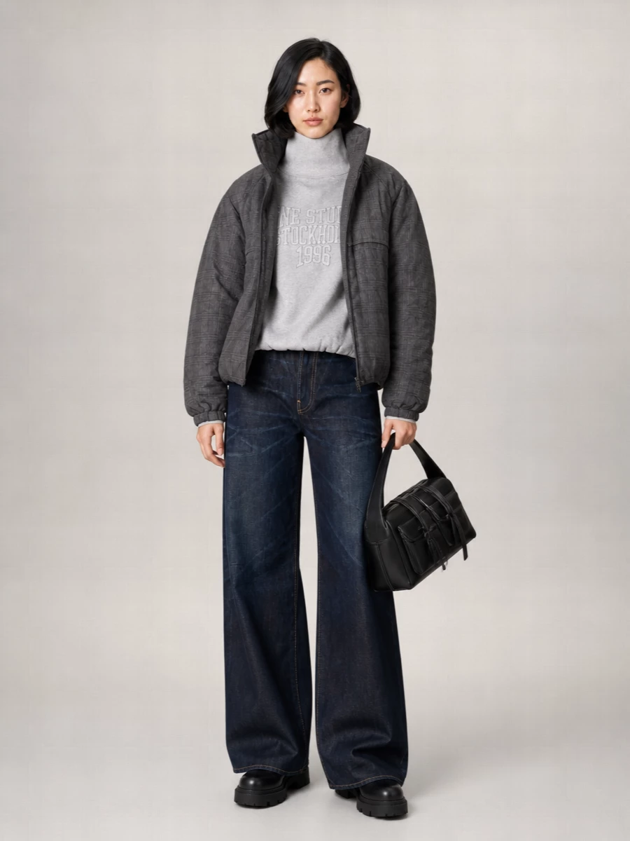 Acne Studios Checked Sleeveless Jacket