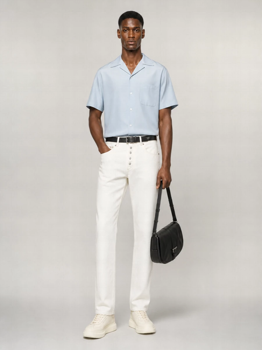 Alexander Mcqueen Denim High-Rise Straight-Leg Jeans