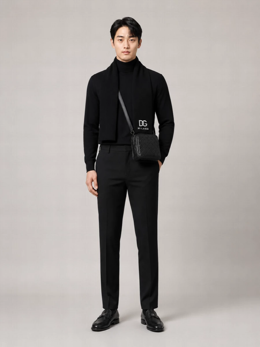 Dolce&Gabbana Cashmere Knitted Scarf