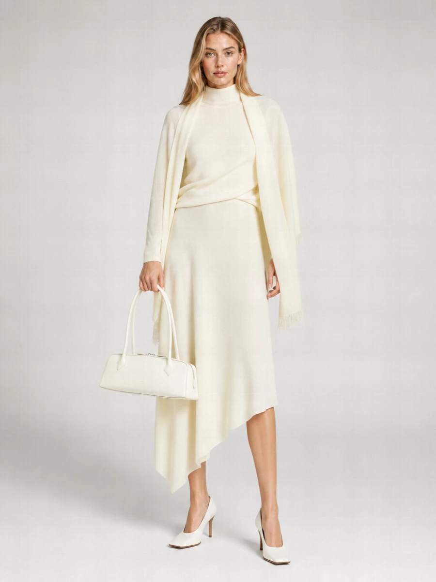 Alaïa Virgin Wool Knitted Dress