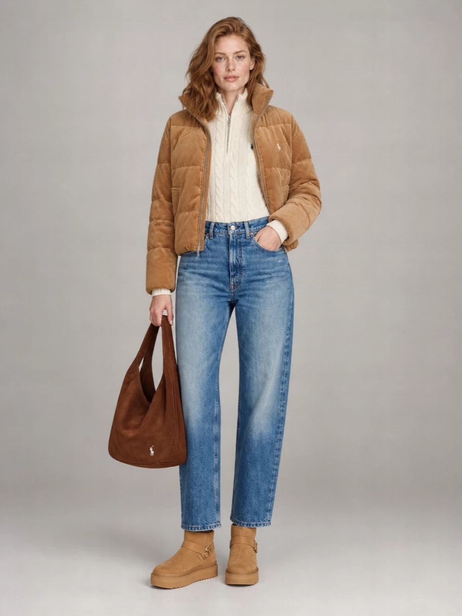 Polo Ralph Lauren Cotton Corduroy Down Jacket