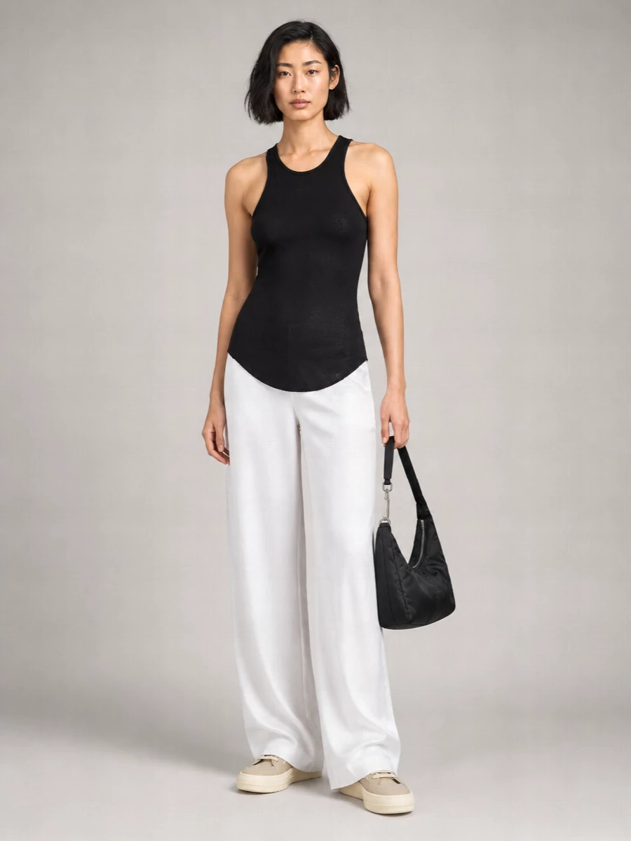 Rick Owens Silk Wide-Leg Trousers