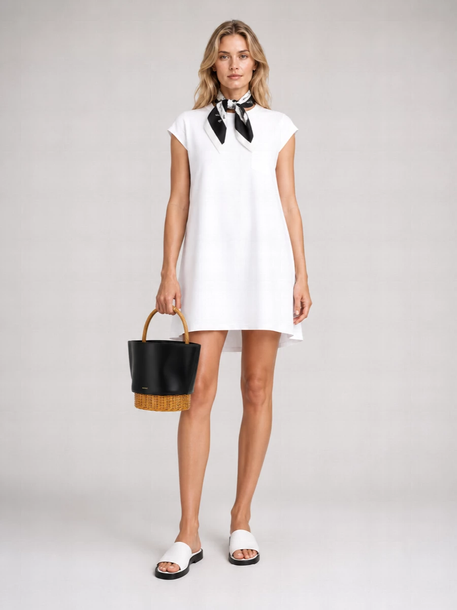 Sacai Cotton Mini Dress