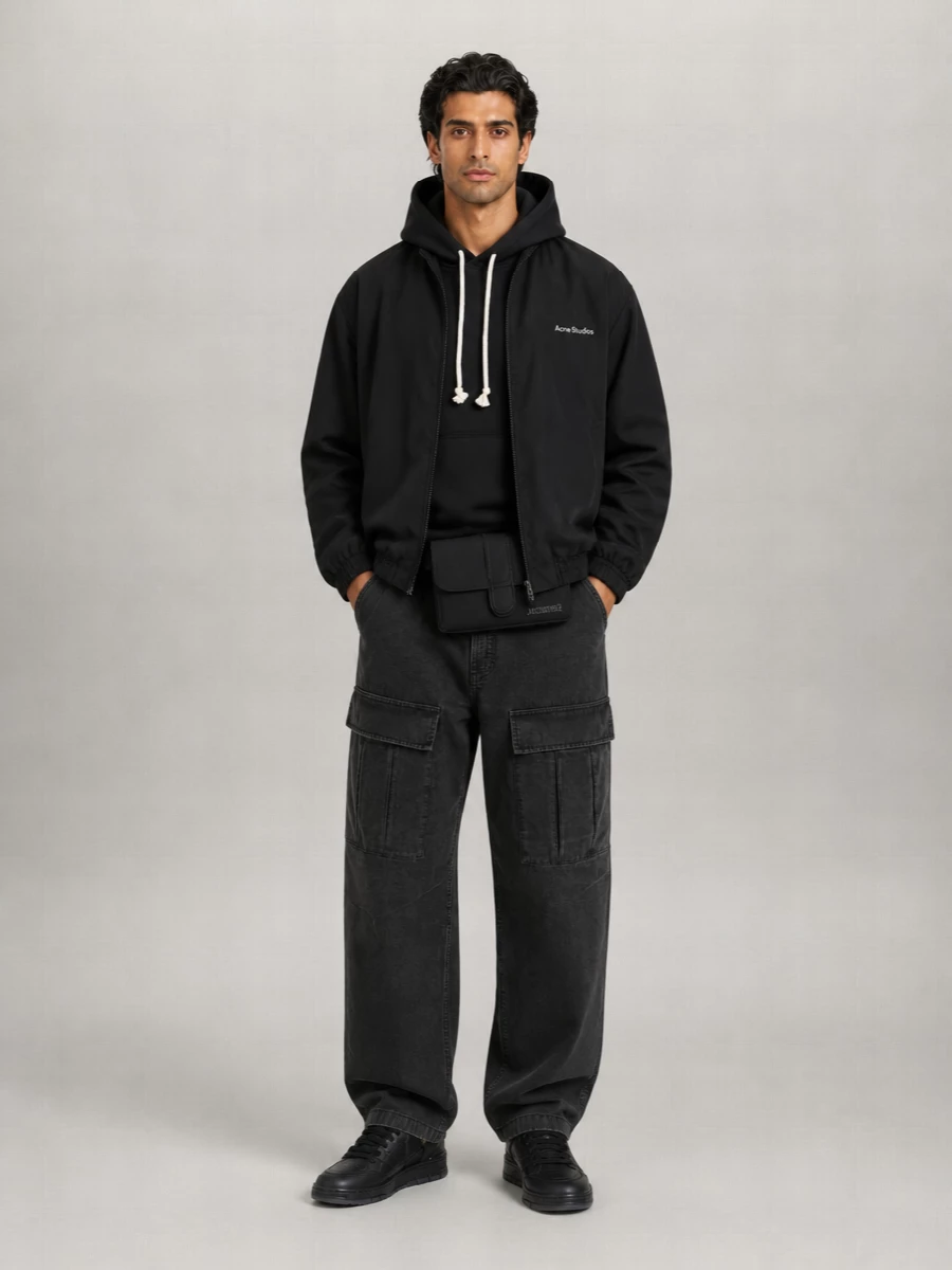 Acne Studios Cotton Relaxed-Fit Lightweight Jacket