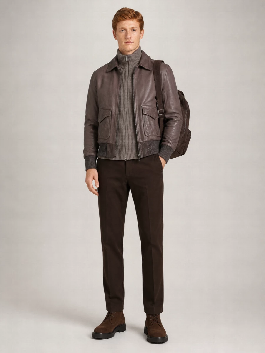 Giorgio Brato Leather Jacket