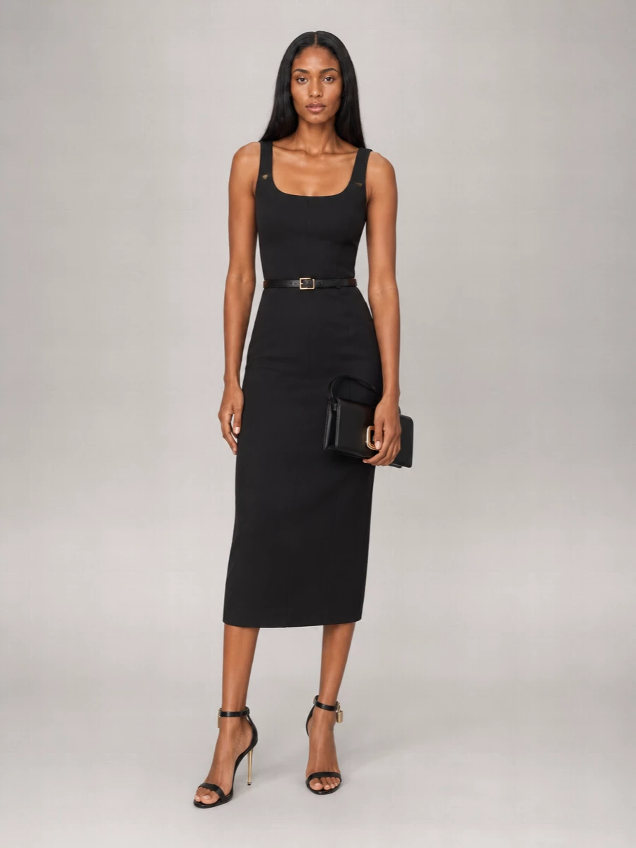 Prada Leather Slim Belt