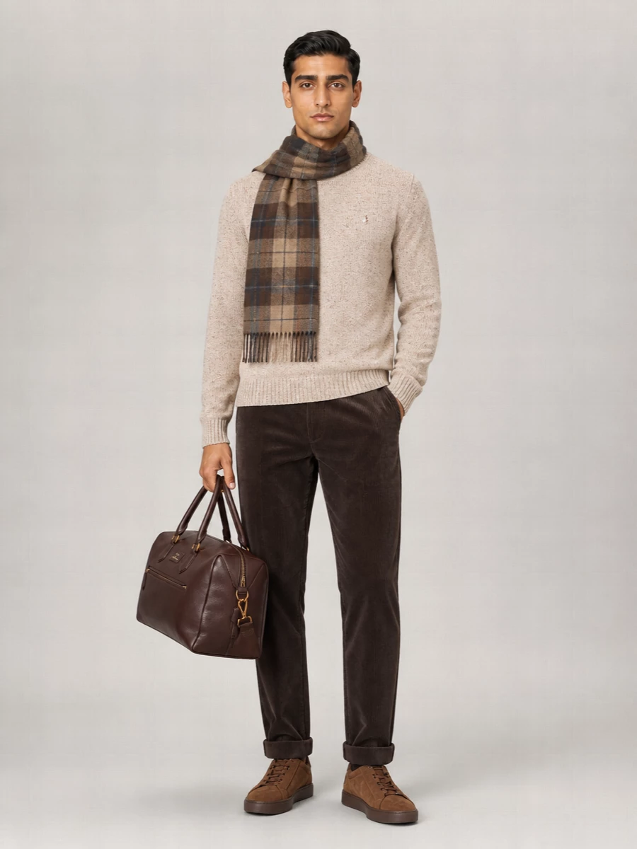 Polo Ralph Lauren Ribbed Mélange Wool Blend Sweater