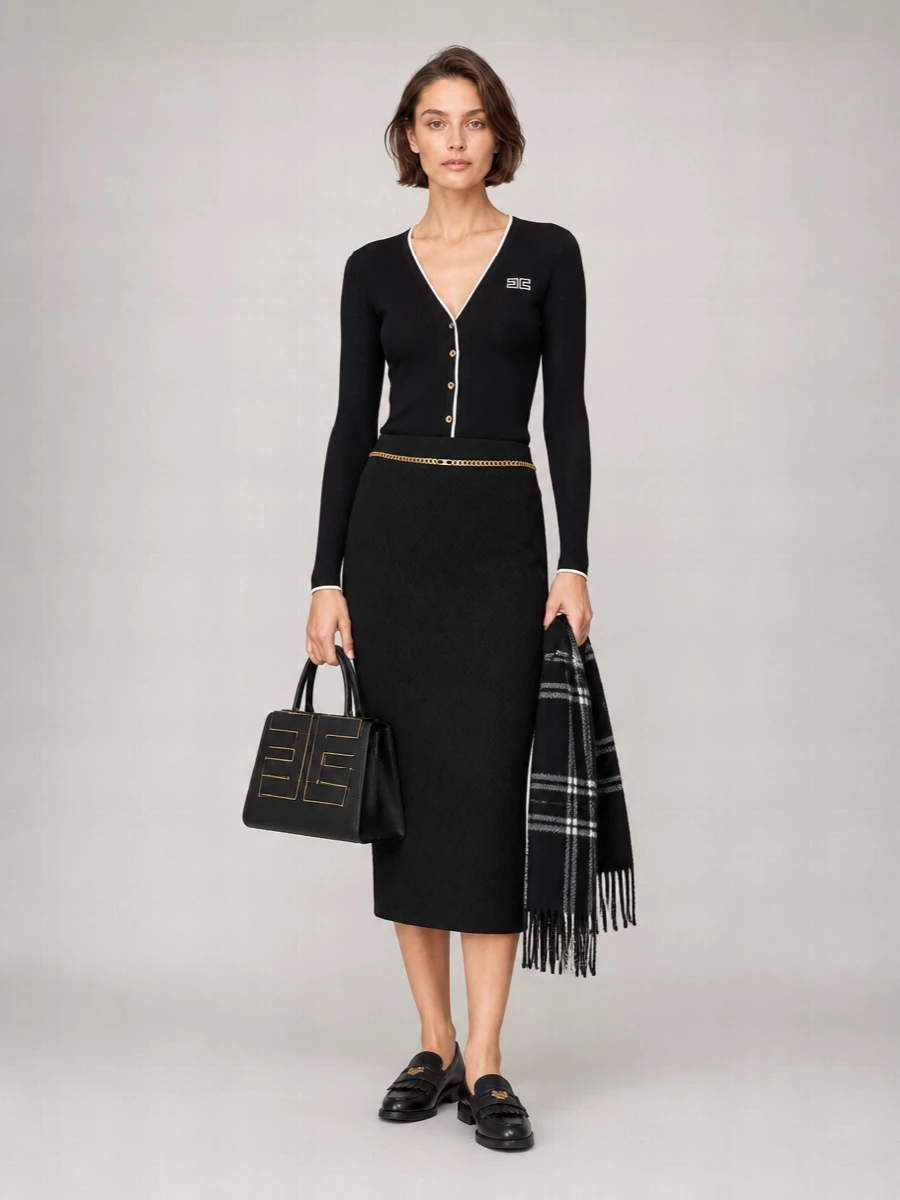 Burberry Checked Cashmere Scarf