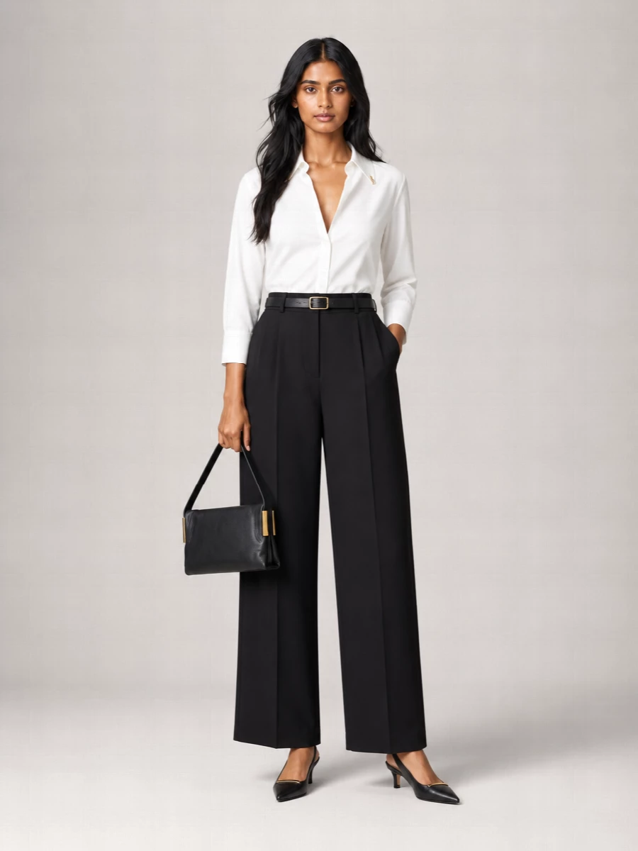 Elisabetta Franchi V-Neck Long-Sleeve Shirt