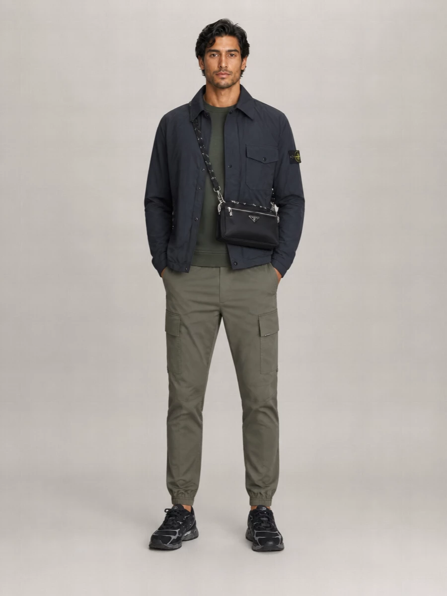 Stone Island Down Single Breasted Coat