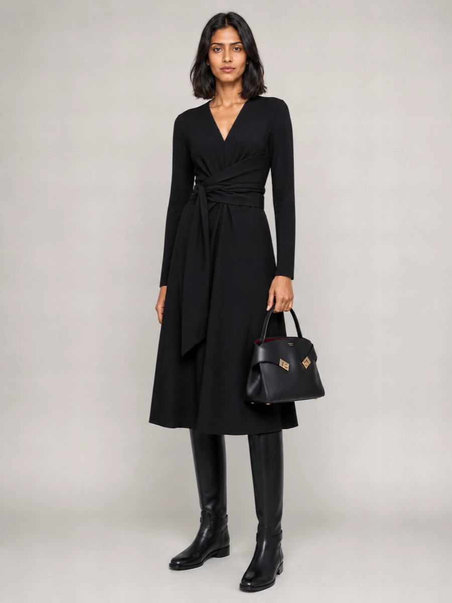 Ferragamo Chic Shoulder Bag Top Handle