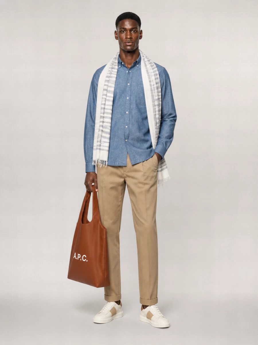 Beams Plus Button-Down Collar Shirt