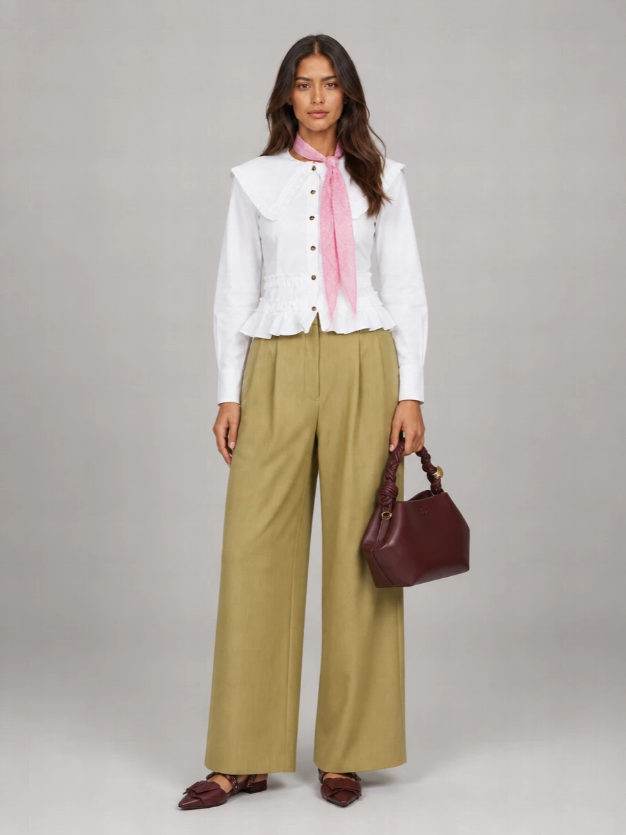 Ganni Bou Small Leather Shoulder Bag