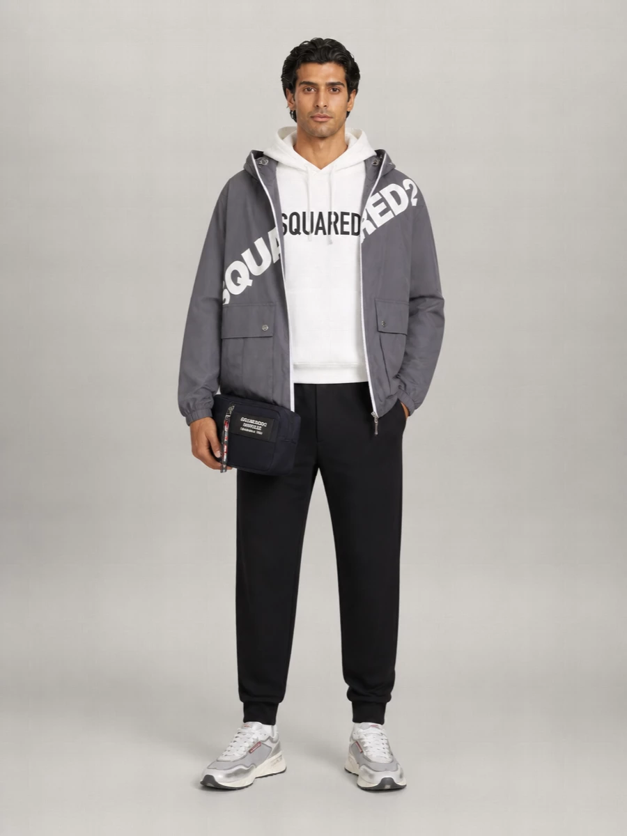 Dsquared2 Leather Sprinter Low-Top Sneakers