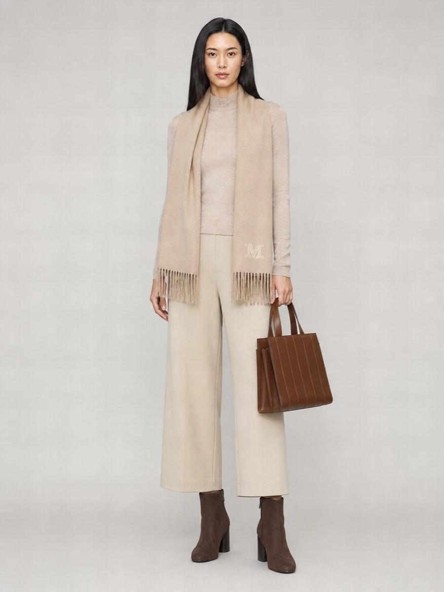 Max Mara Silk Wide-Leg Trousers