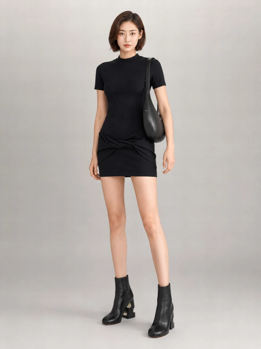 Off-White Cotton Dress