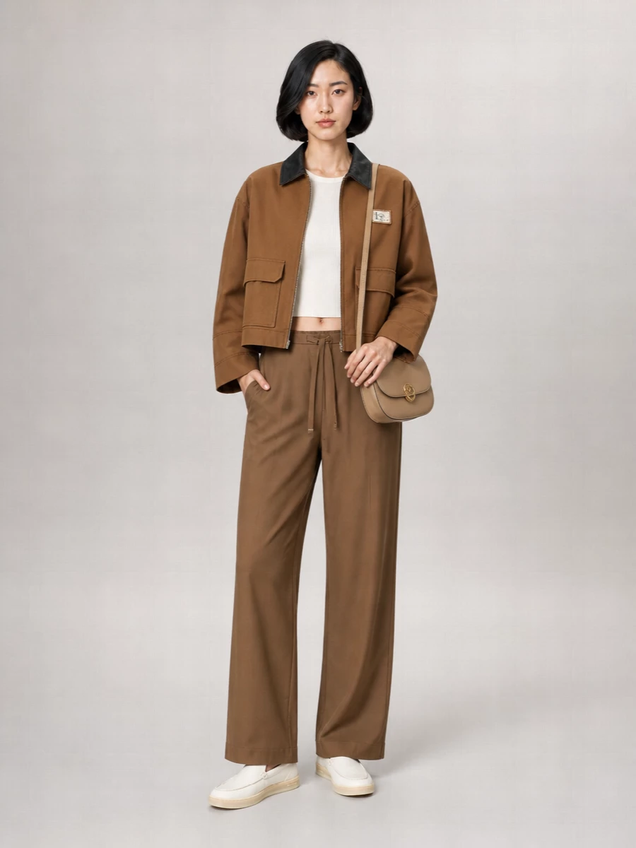 Weekend Max Mara Cotton Quilted Single Breasted Coat