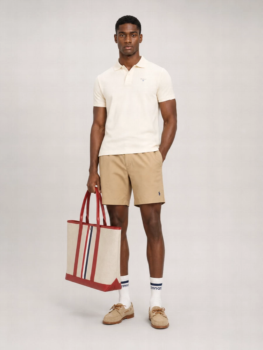 Thom Browne Fabric Tote Bag