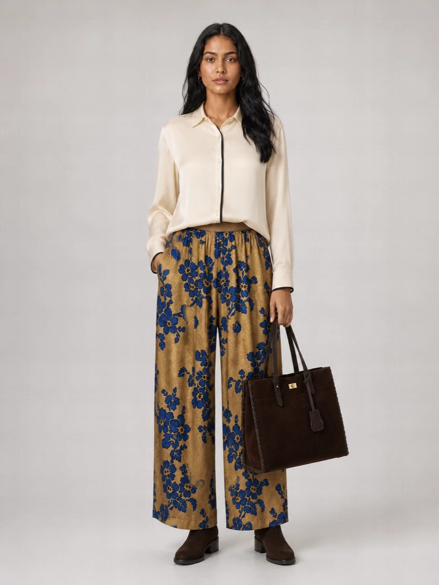 Anya Hindmarch Suede Leather Tote Bag