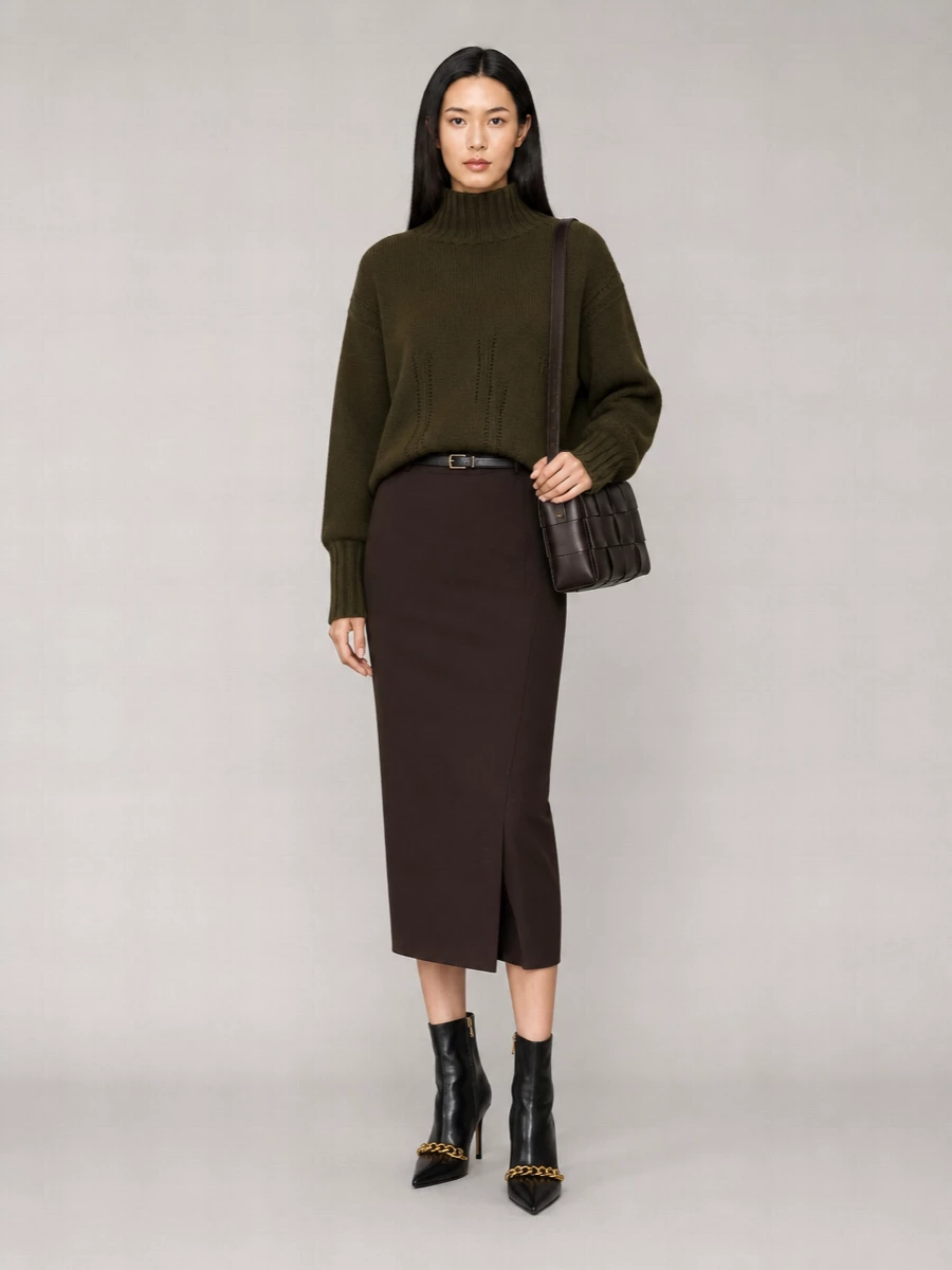 Tom Ford Cable-Knit Cashmere Mock-Neck Jumper