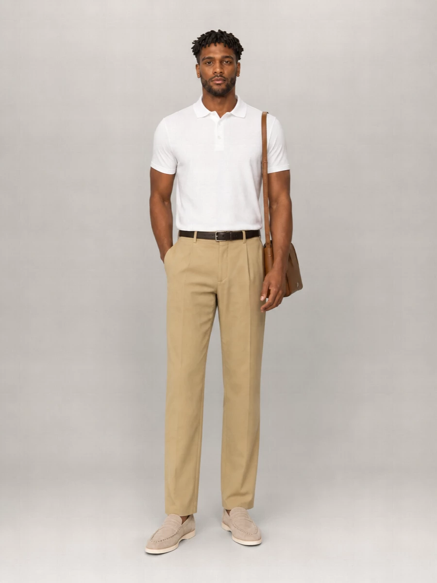 Lardini Cotton Short-Sleeve Polo Shirt