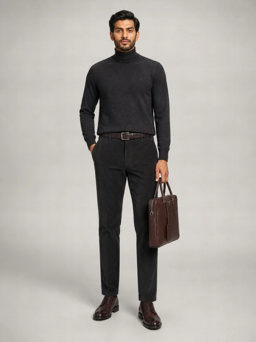 Etro Corduroy Regular-Fit Straight-Leg Trousers
