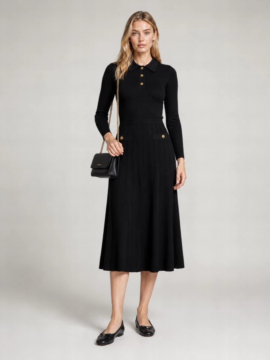 Michael Kors Claire Leather Shoulder Bag