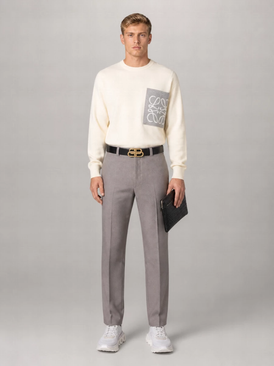 Ferragamo Nylon Low-Top Sneakers