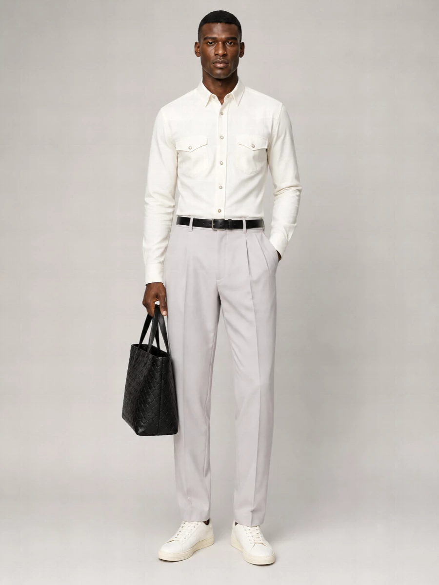 Tom Ford Calf Leather Reversible Belt