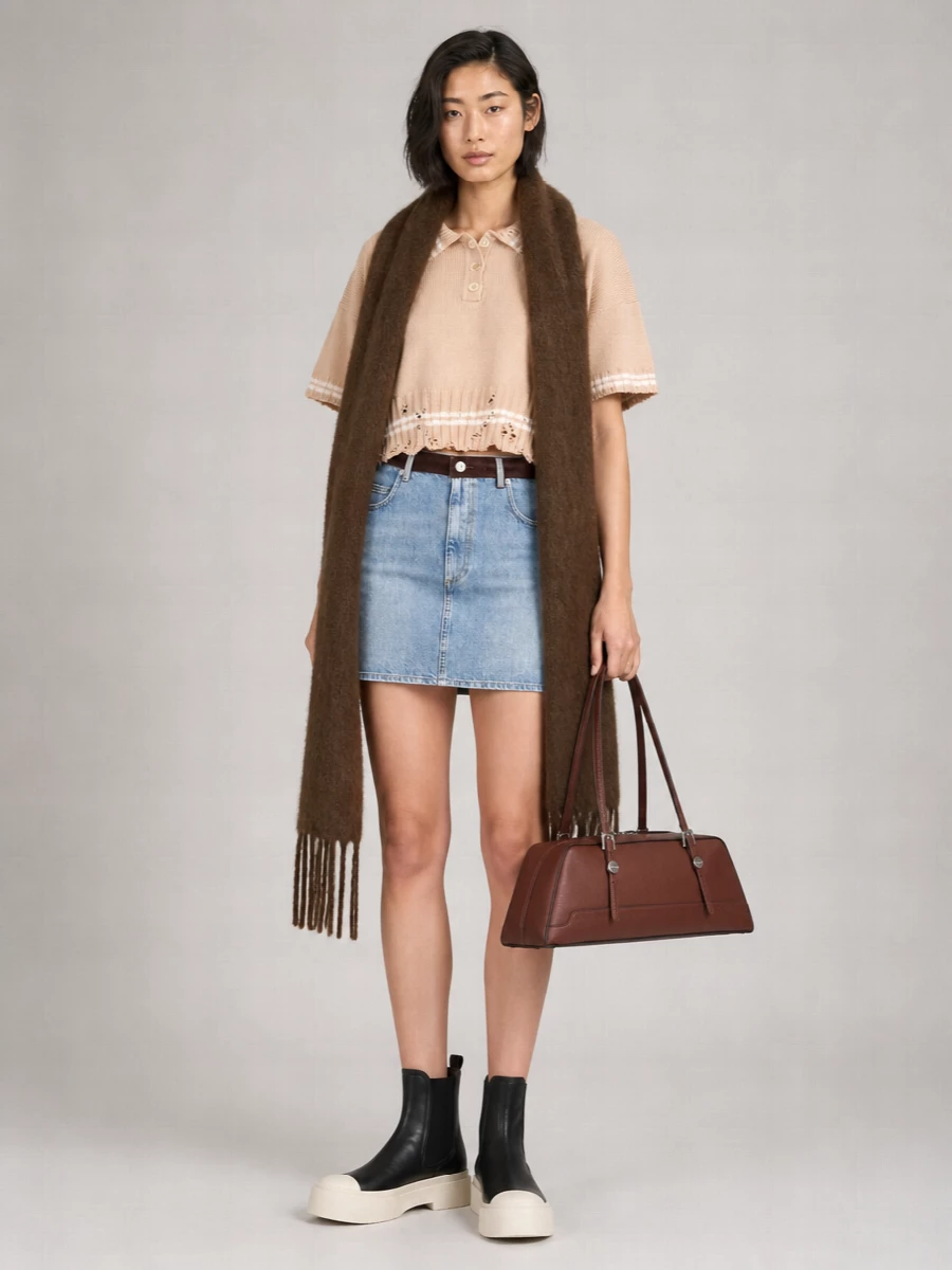 Marni Leather Two Tone Chelsea Ankle Boots