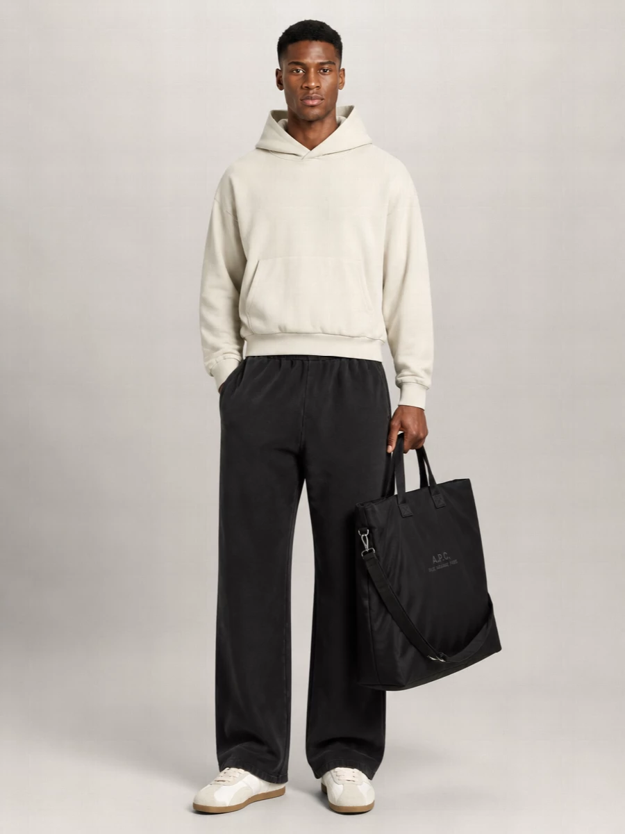 Entire Studios Hooded Cotton Sweater With Dropped Shoulders