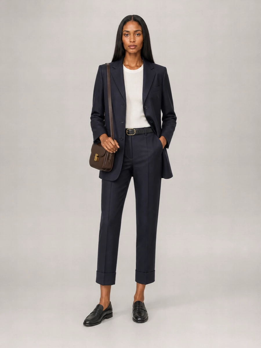 Soeur virgin wool tailored trousers