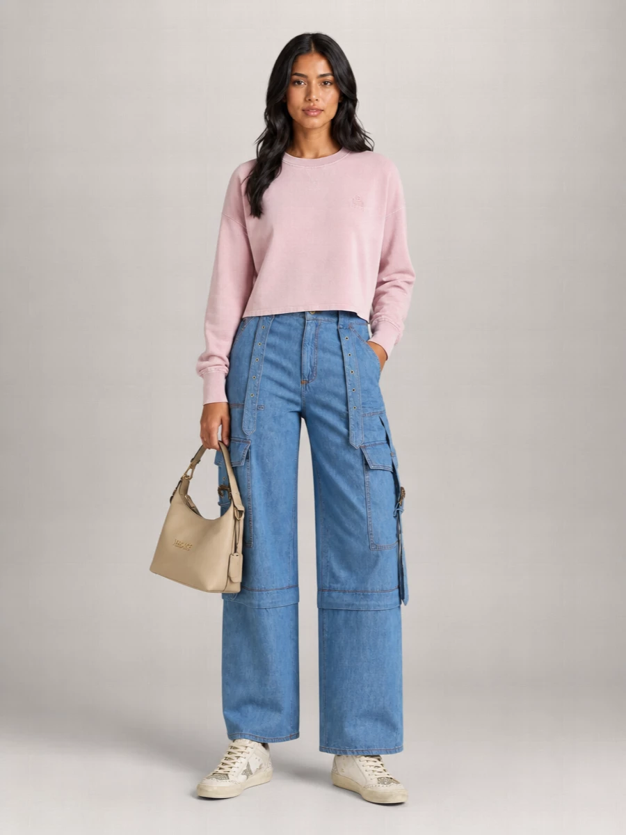 Versace Leather Bucket Bag