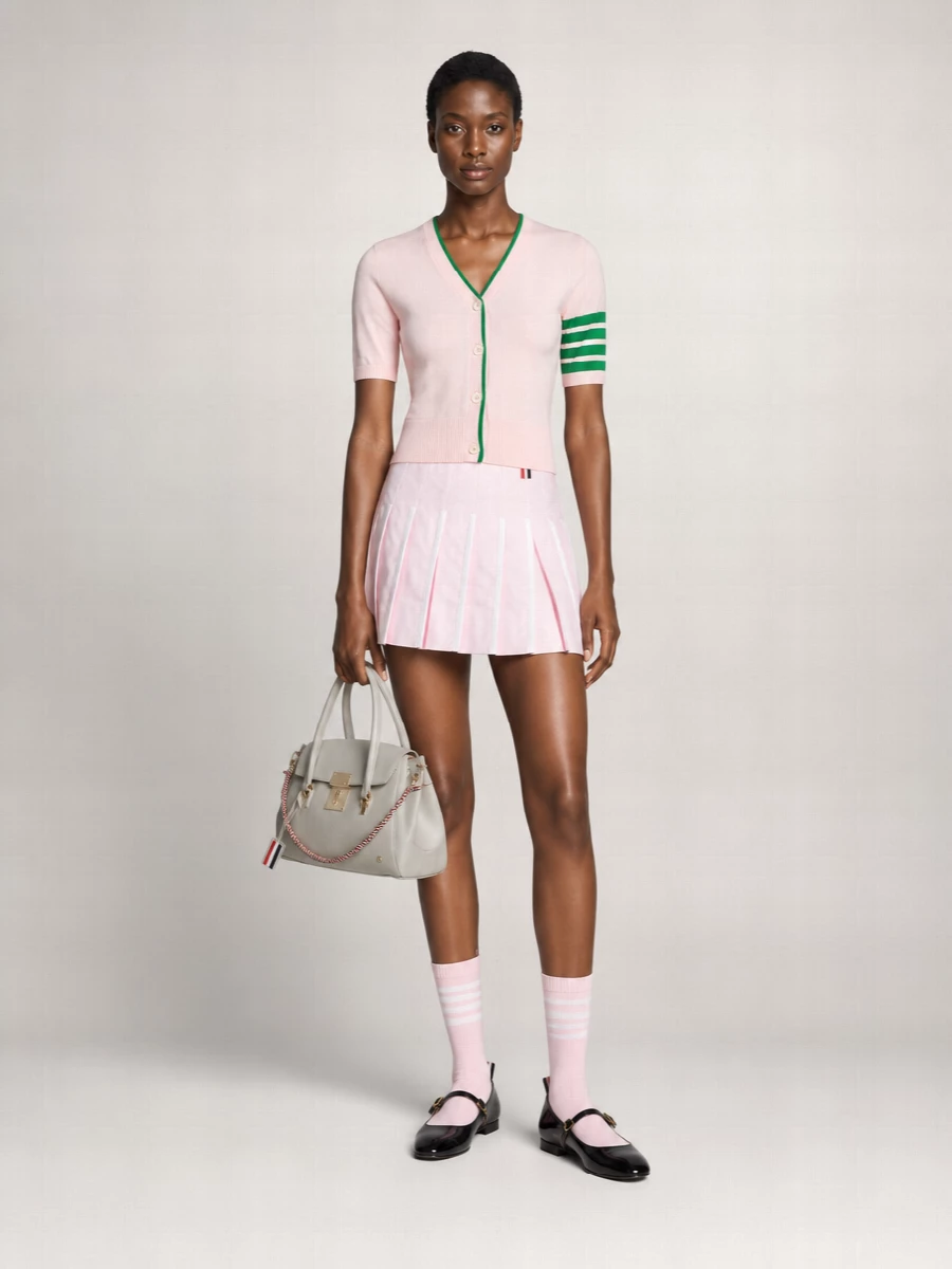 Thom Browne Lamb Leather Ballerina Flats