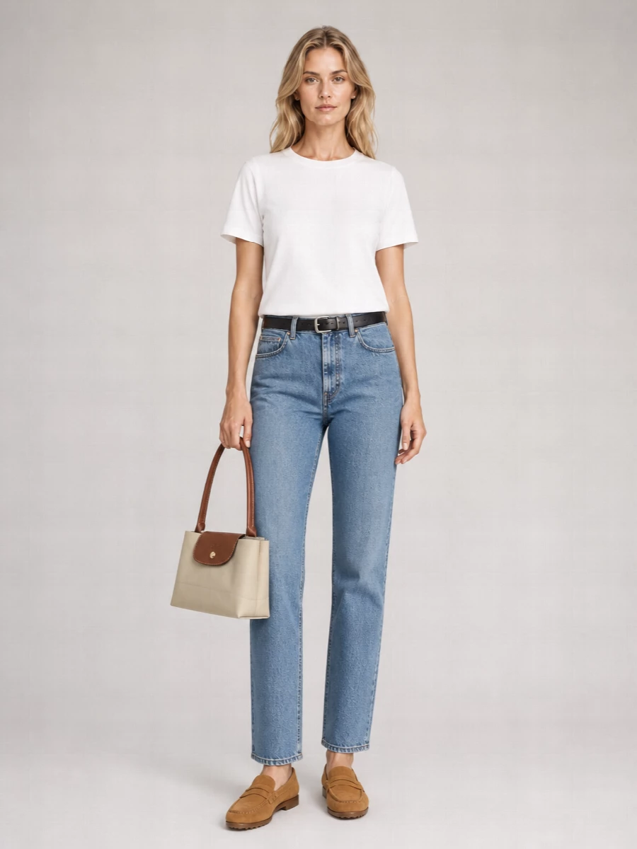 Loulou Studio Straight-Leg Jeans