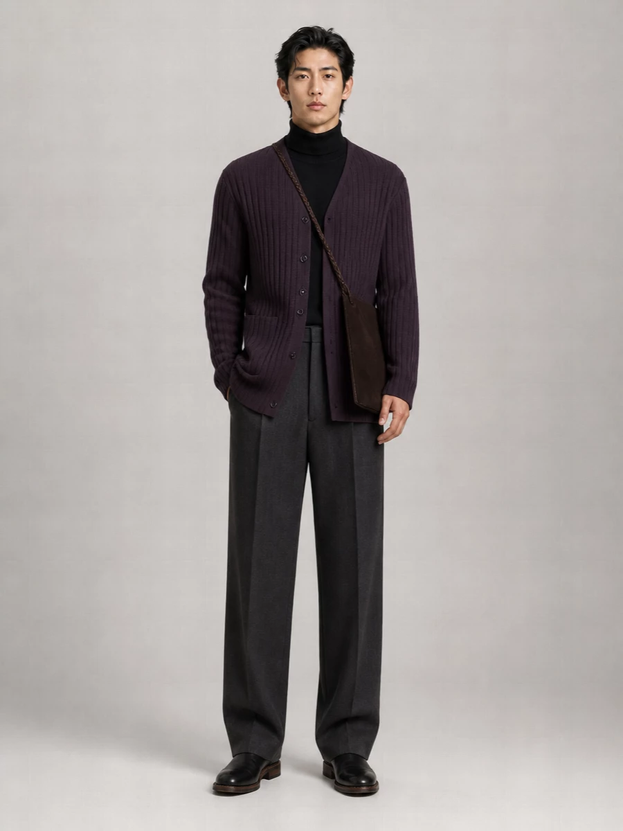 Lardini Cashmere Virgin Wool Coat