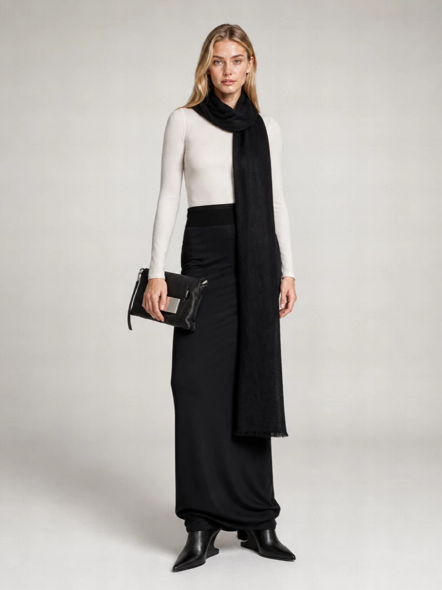 Rick Owens Leather Padded Clutch Bag