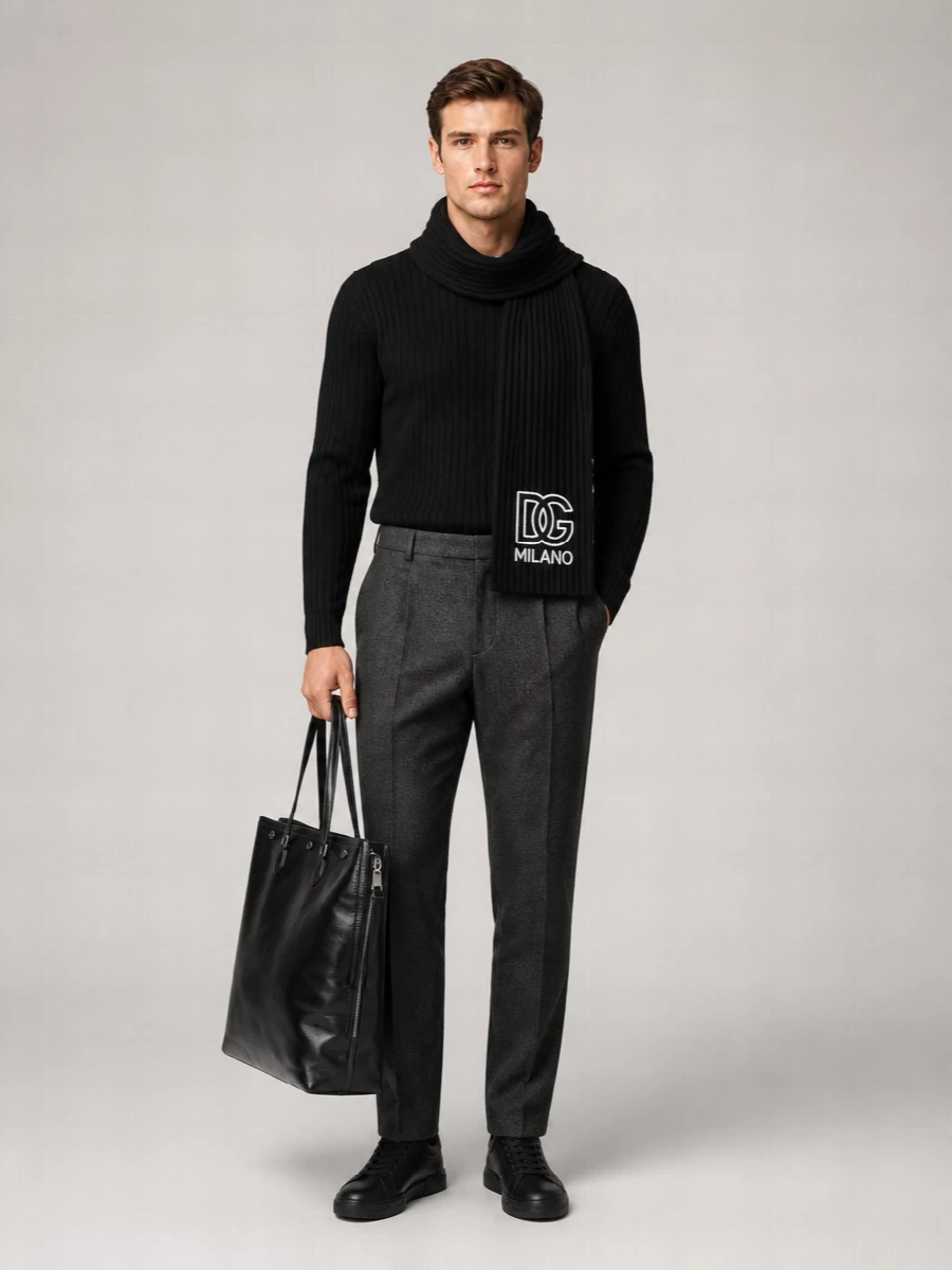 Dolce&Gabbana Ribbed Wool Sweater
