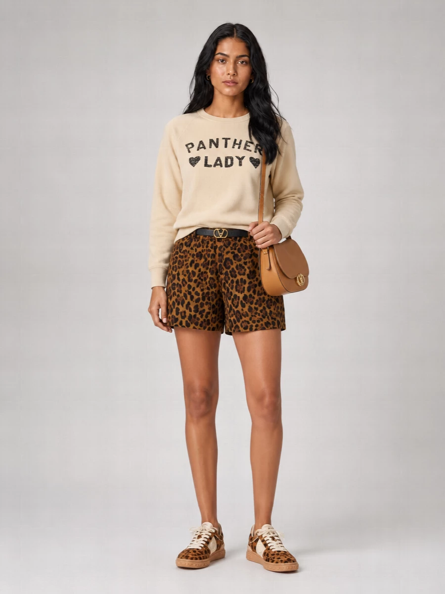 Valentino Garavani Printed Crepe Escape Shorts