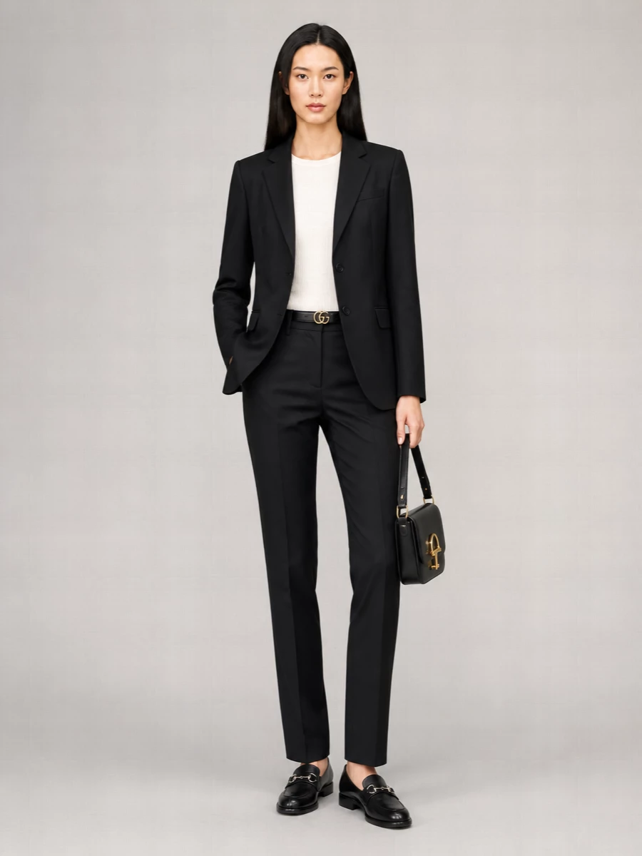 Gucci Silk Oversized Blazer