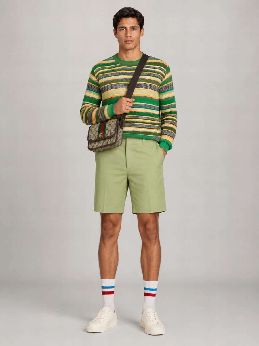 Paul Smith Striped Organic Cotton Long-Sleeve T-Shirt