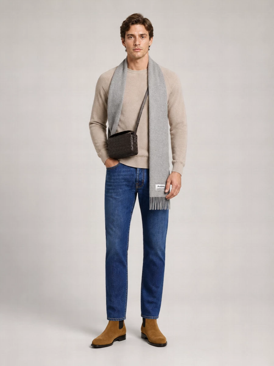 Jacob Cohen Denim Slim-Fit Straight-Leg Trousers