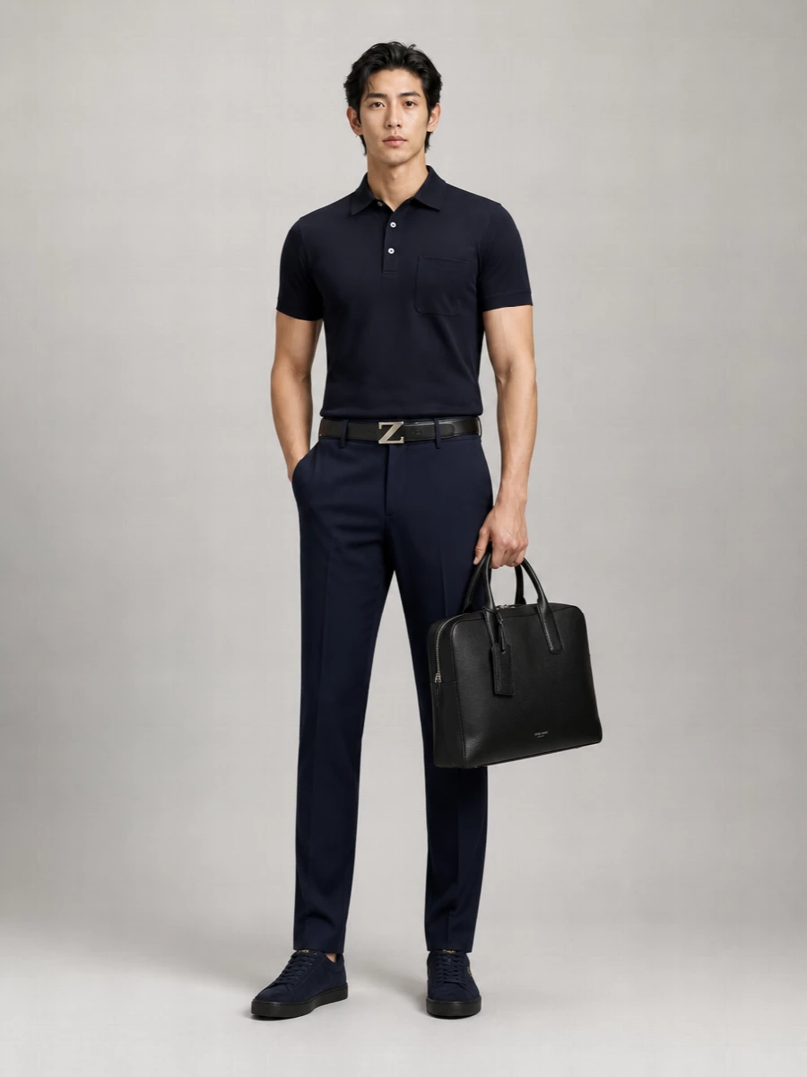Zegna Cotton Short-Sleeve Polo Shirt