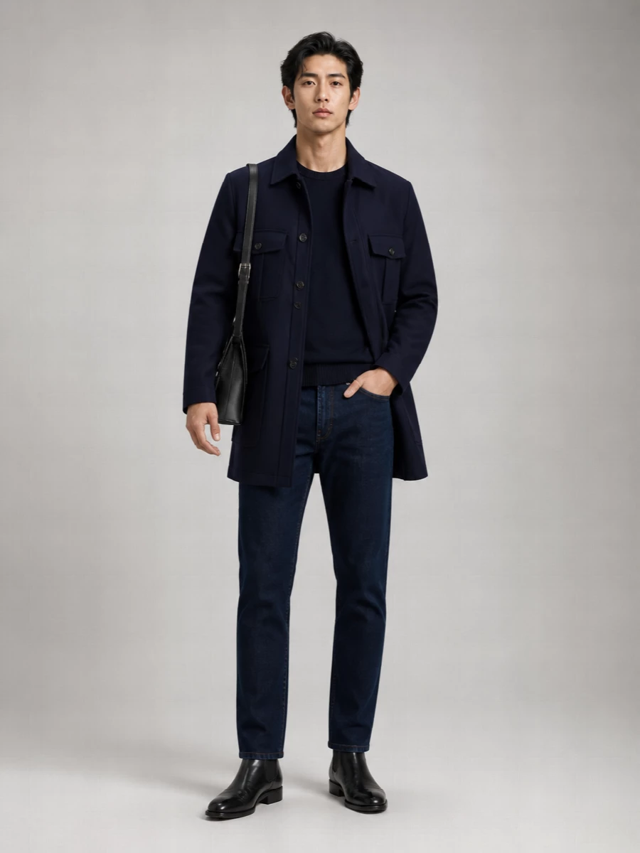 Jacob Cohen Single Breasted Coat